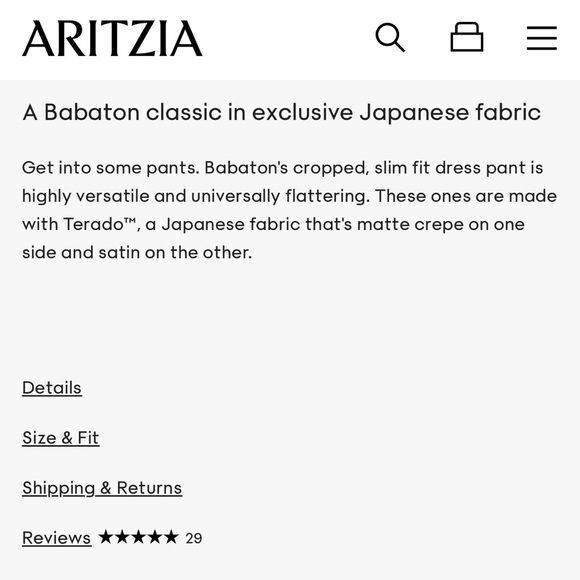 Babaton Conan Pant Terado (Size 6) - Picture 4 of 7